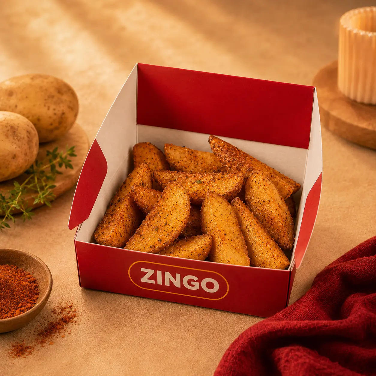 Organic Potato Wedges
